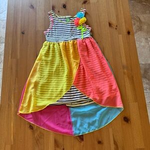 Multicolored dress with a flower fairycore look By Dollie And Me